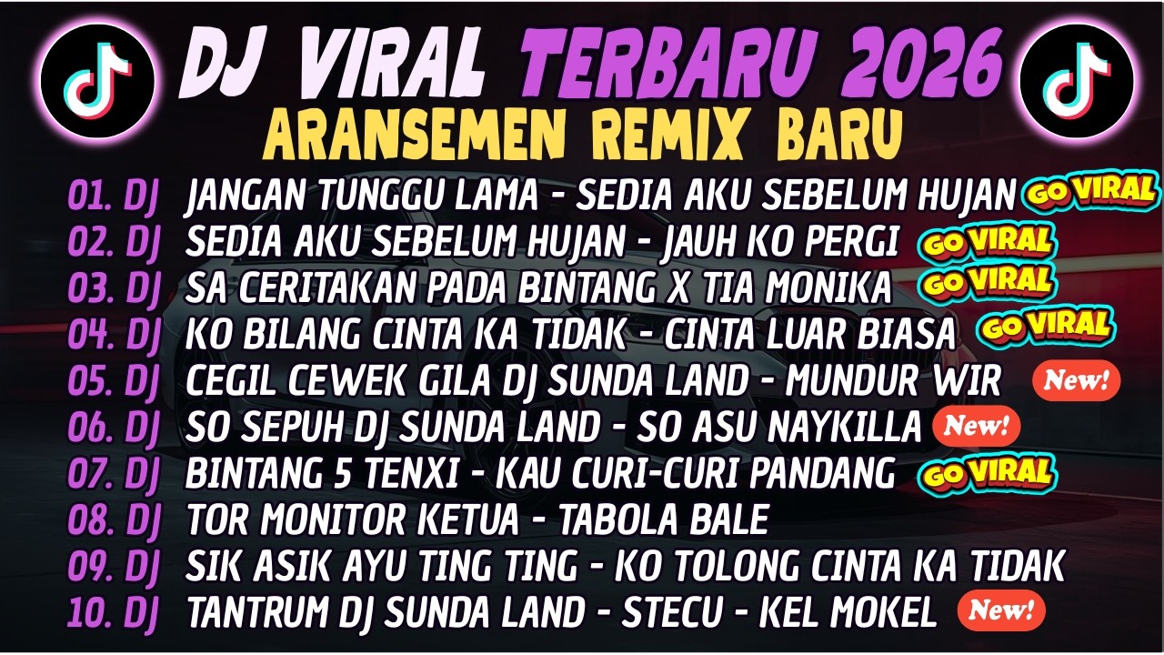 DJ TIKTOK TERBARU 2026🎵 DJ JANGAN TUNGGU LAMA LAMA 🎵 KATANYA CINTA TAK BUTUH RUPA 🎵 DJ KEL MOKEL