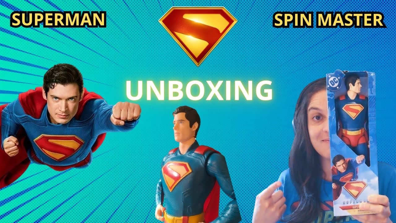 YA TENGO LA NUEVA SPIN MASTER DE SUPERMAN!! UNBOXING!