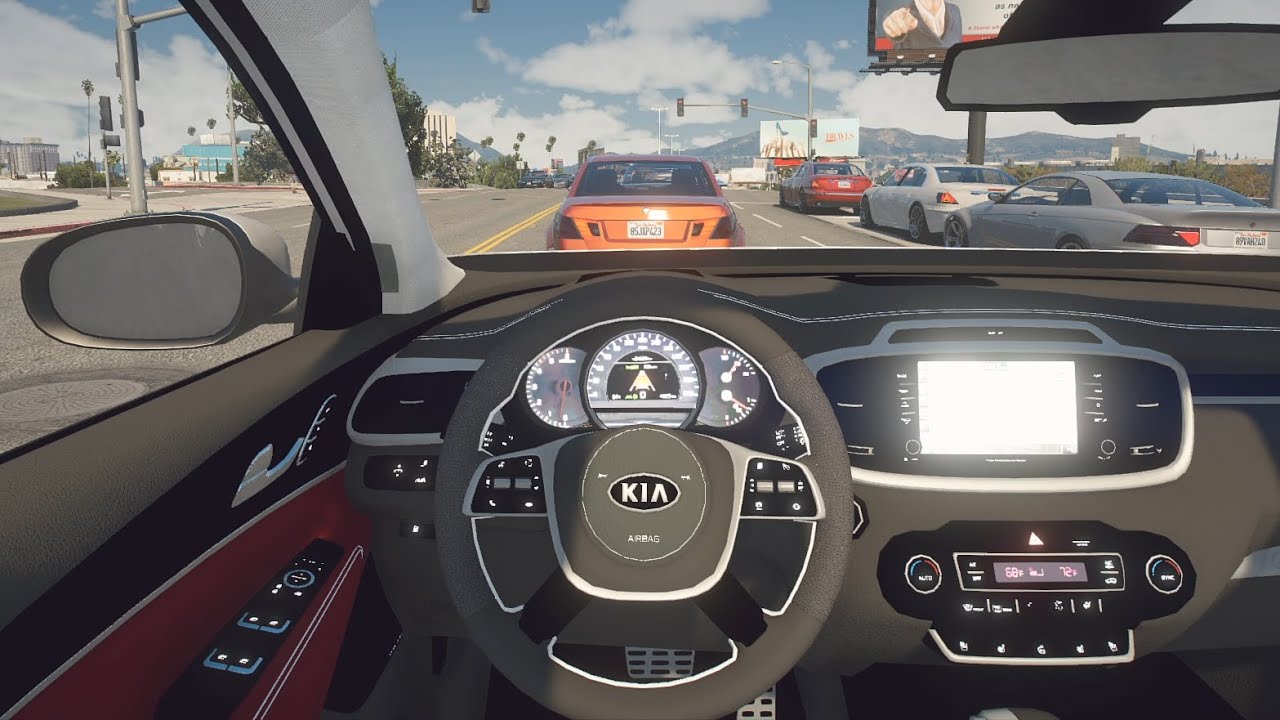 2019 KIA Sorento - GTA 5 | NaturalVision Evolved | POV drive [Steering wheel gameplay]