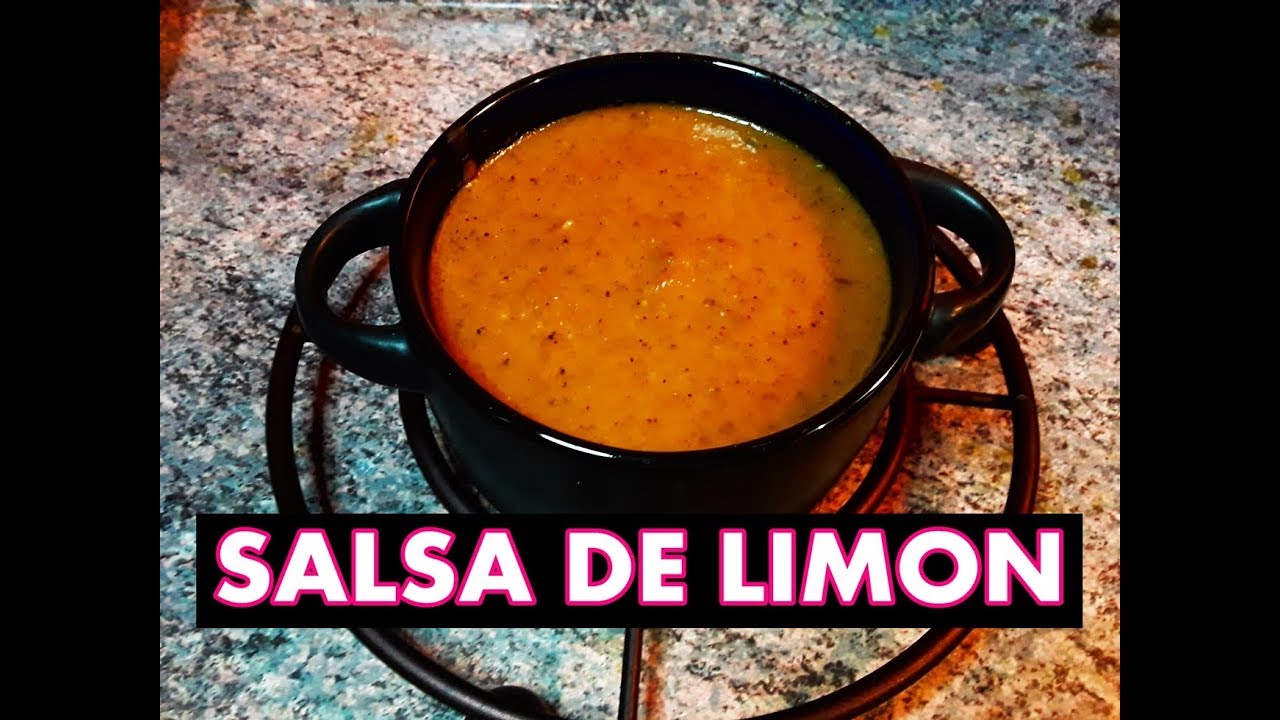 Salsa de Limon super facil y riquisima