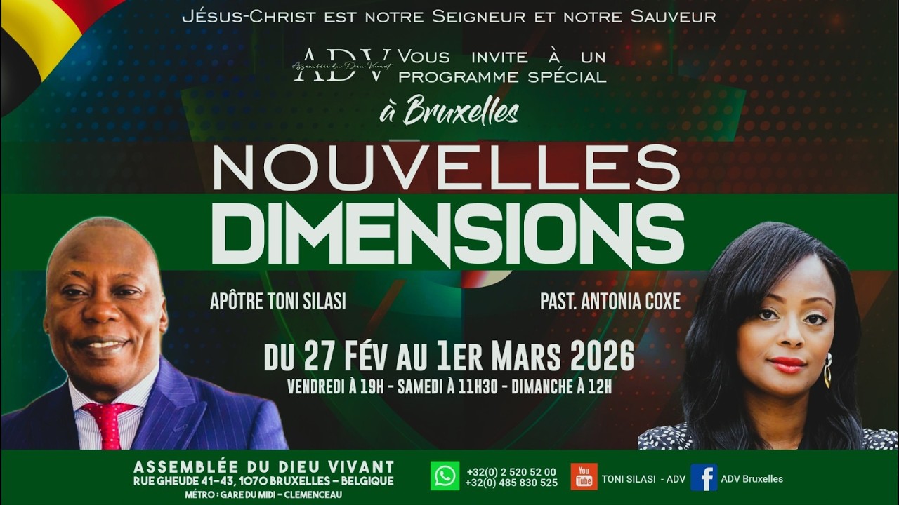 ADV LIVE  - Pasteur Antonia   - Dimanche 01 Mars 2026