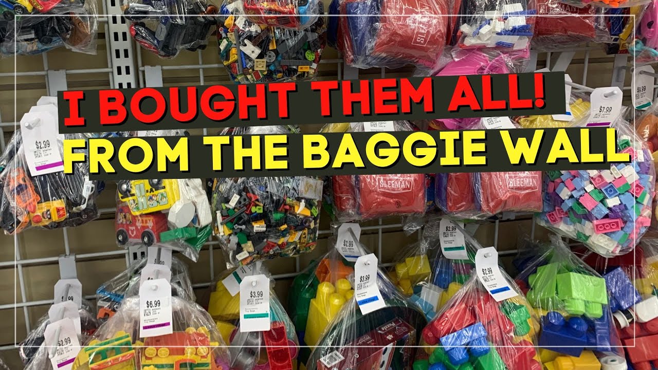 Huge Profits Thrifting Value Village Baggie Wall - Canadian Reseller