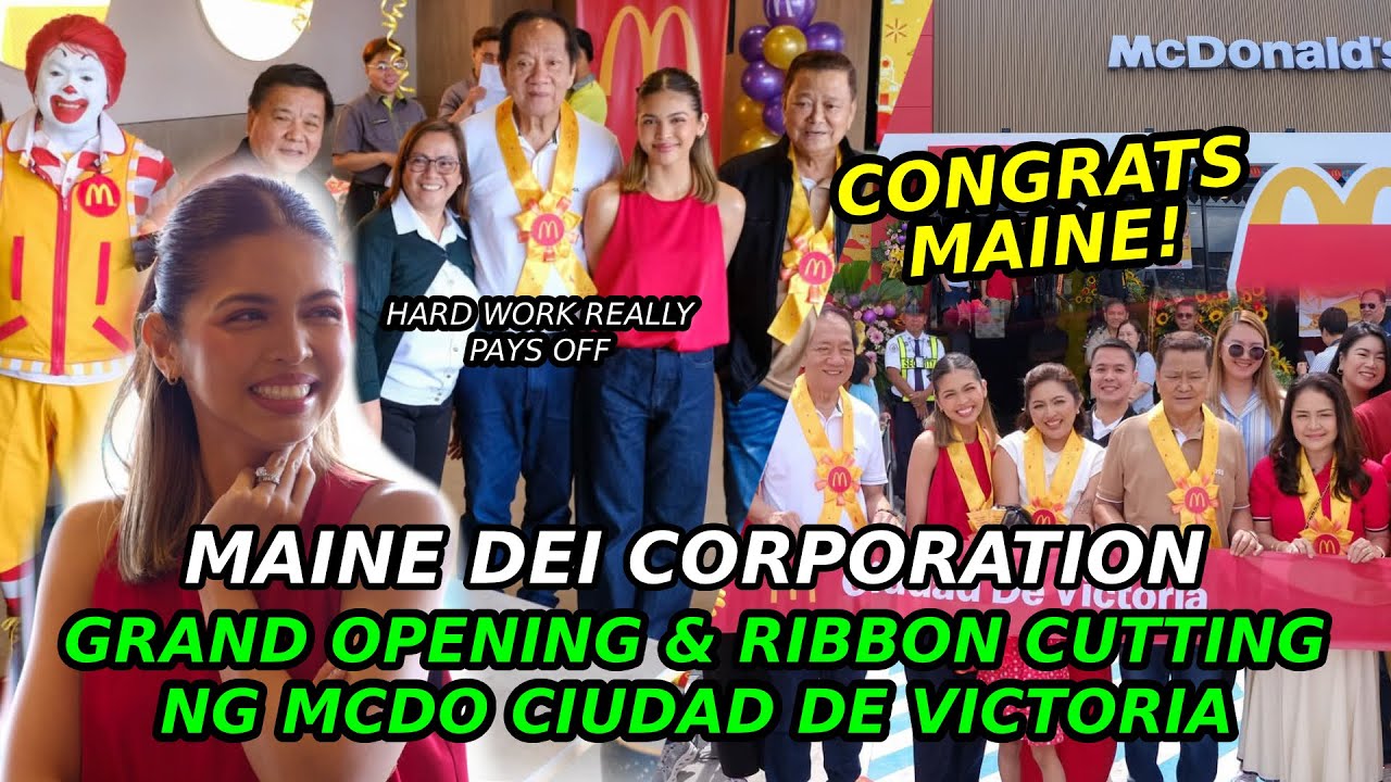 Congrats Dabarkads Maine Mendoza! Bagong Mcdo Branch Ng Maine Dei Corporation Binuksan Na | TVJ IK