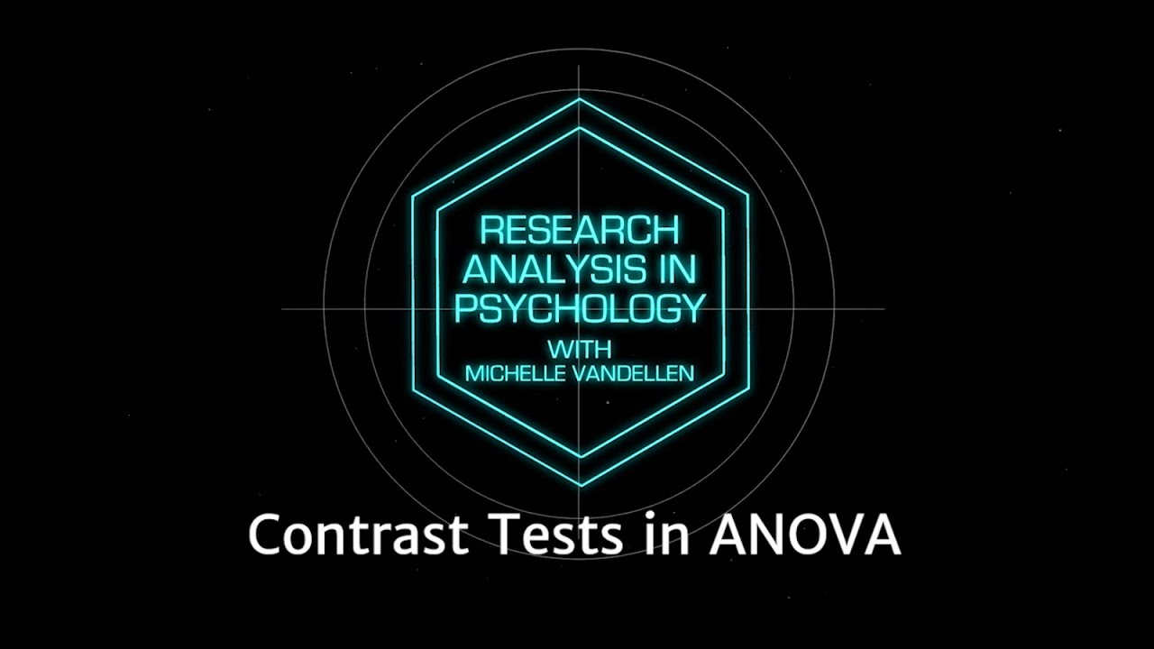 Contrast Tests in ANOVA | UGA Statistics