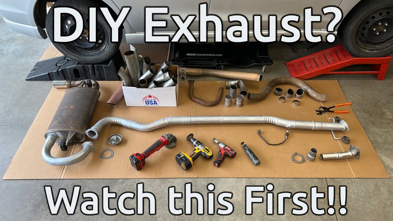 Building a DIY Exhaust System, Advice Before you Begin! AWD Toyota Matrix gets a 2.5” Custom Exhaust