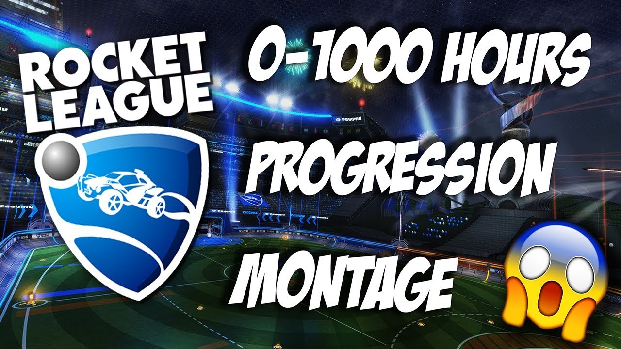 0-1000 Hour Rocket League Progression Montage