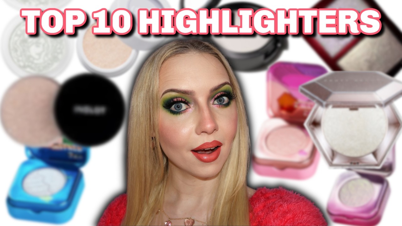 MY TOP 10 HIGHLIGHTERS IN MY MAKEUP COLLECTION