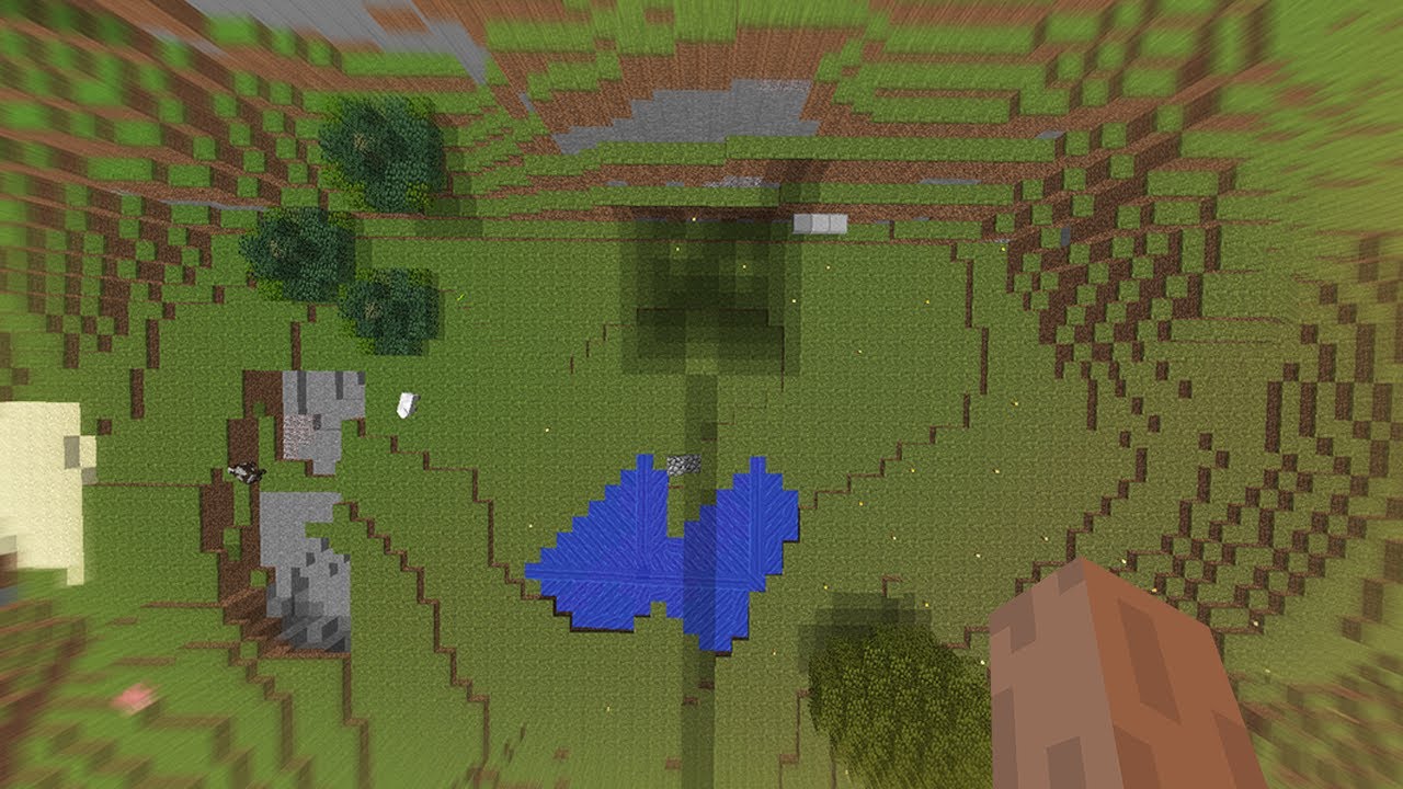 дурачусь в бета-версии Minecraft
