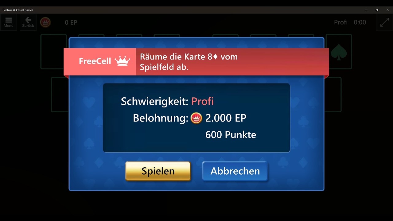 Microsoft Solitaire Collection, FreeCell Hard, February 9, 2026, Daily Challenges