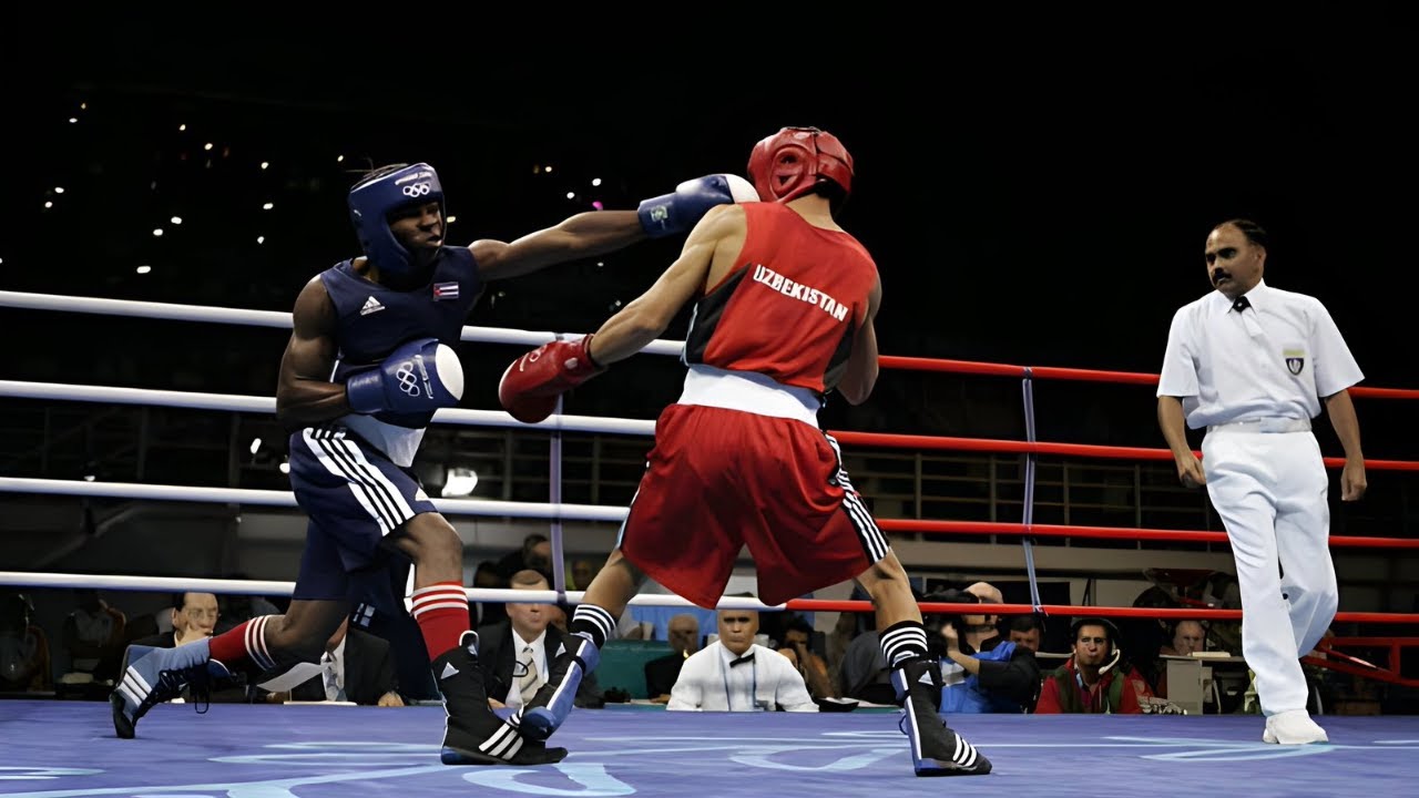 Athens-2004. 1/2 Final. Guillermo Rigondeaux (CUB) 🇨🇺 🆚 🇺🇿 (UZB) Bahodirjon Sultonov -54kg.