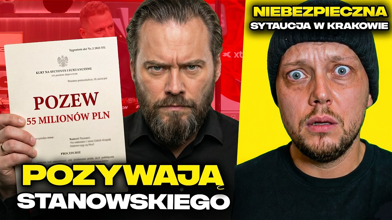 STANOWSKI POZYWANY NA 55 MILION&Oacute;W ZŁOTYCH! (KANAŁ ZERO, DIOZ, KSIĄŻULO, TAKEFUN)