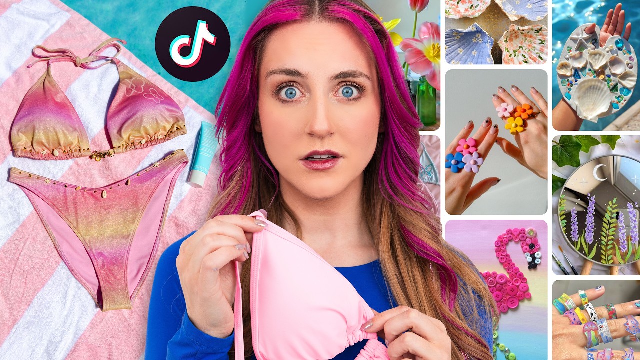 I Tested VIRAL TIKTOK Summer Craft Hacks