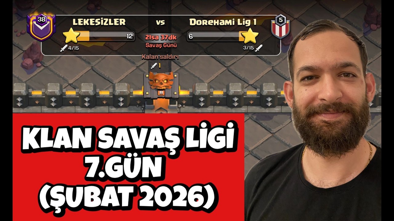 DEV DERBİ ! LİG ATLAMA MAÇI ! KLAN SAVAŞ LİGİ 7.GÜN ! CLASH OF CLANS