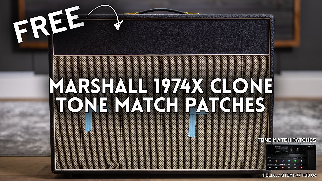 Marshall 1974x clone Tone Match Patches - FREE // Line 6, Fractal, Kemper