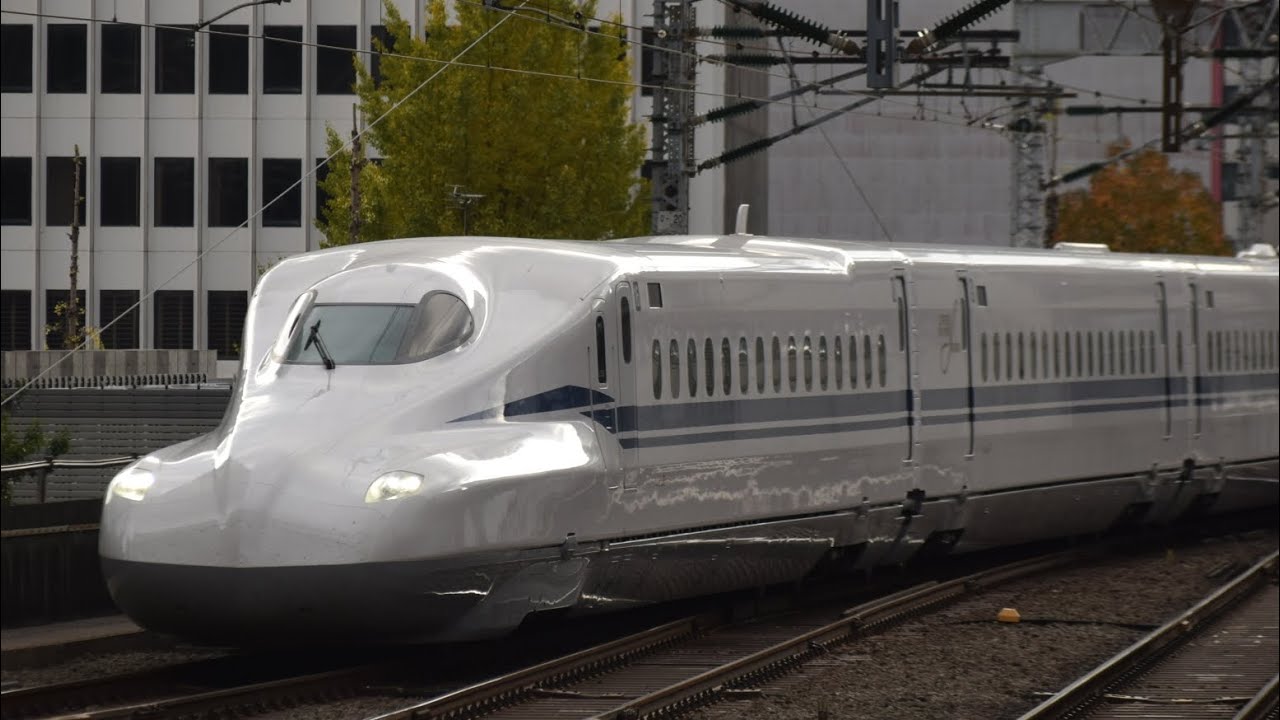 【富士電機ハイブリッドSiC-VVVF・6極モーター】JR東海N700S系 幹トウJ55編成 走行音 東京→新横浜・名古屋→三河安城→豊橋