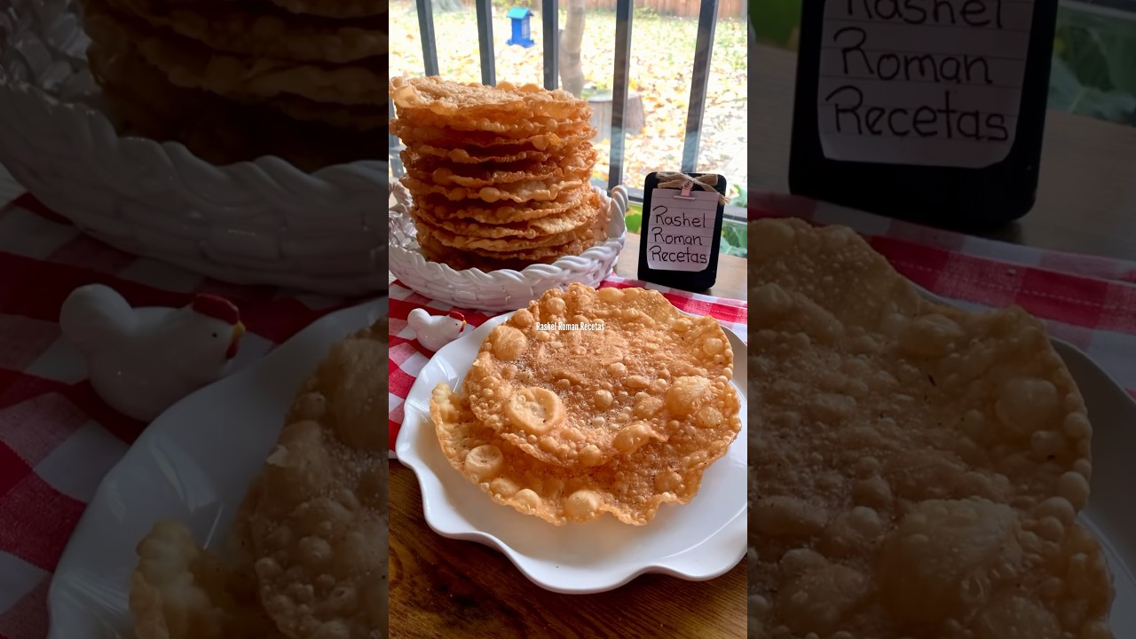 Bu&ntilde;uelos crujientes f&aacute;ciles y riqu&iacute;simos 😋