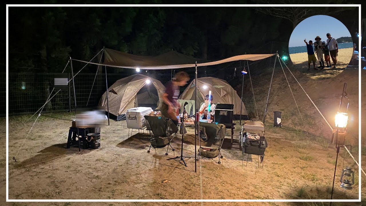 【青山高原 保健休養地】プールのあるキャンプ場で絶景を眺めながらの避暑キャンプ｜真夏の簡単設営 カンガルースタイル