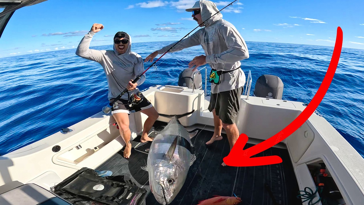 Мы нашли гигантского тунца-собакозуба | Ночевка на рифе
