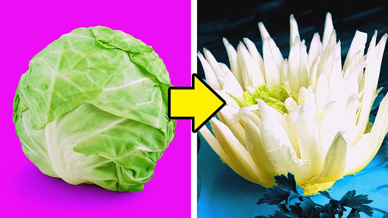 30 COOL WAYS TO TURN YOUR FOOD INTO SPECIAL DECORATIONS