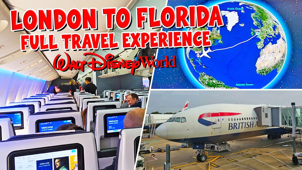 London Gatwick to Orlando Florida Via British Airways Travel Guide (Nov 2025) [4K]