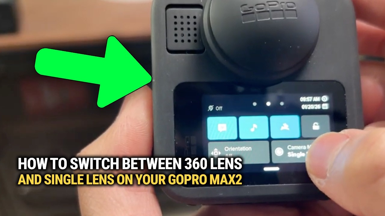 Как переключаться между 360-градусным и обычным объективом на вашей GoPro MAX2: простое руководство!