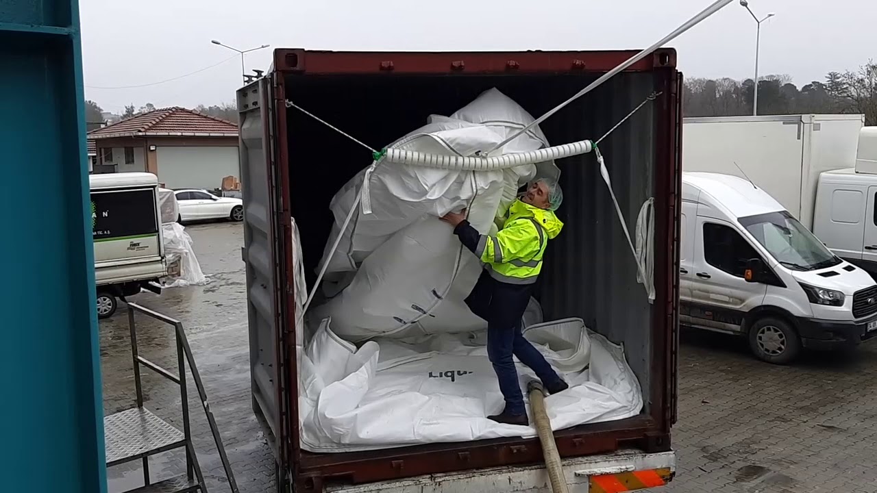 E-Flex Viscous Cargo Draining Method