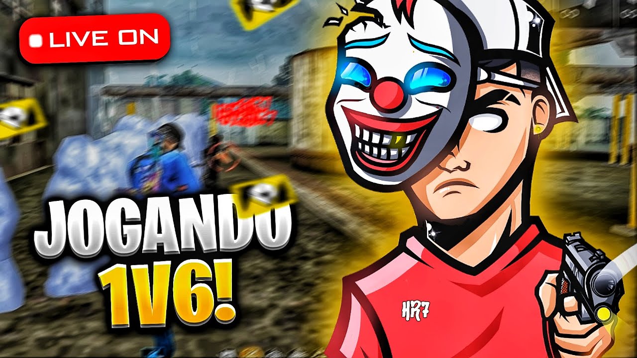 USANDO AQUELA SENSI! FREE FIRE HR7 AO VIVO