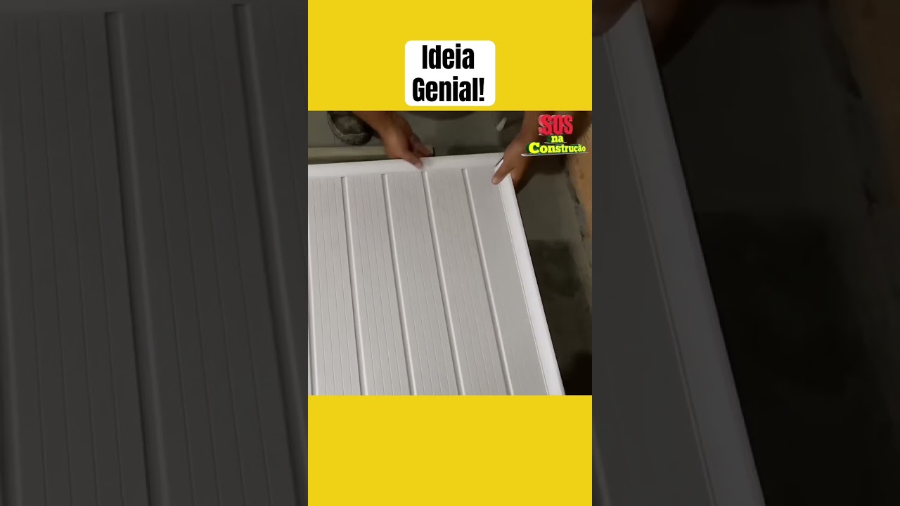IDEIA GENIAL! 🤯 Fiz uma porta de correr barata usando PVC
