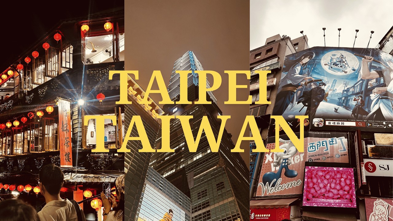 Our First Time in Taipei Taiwan 🇹🇼 | Ximending, Sky Lantern in Shifen & Jiufen Old Street