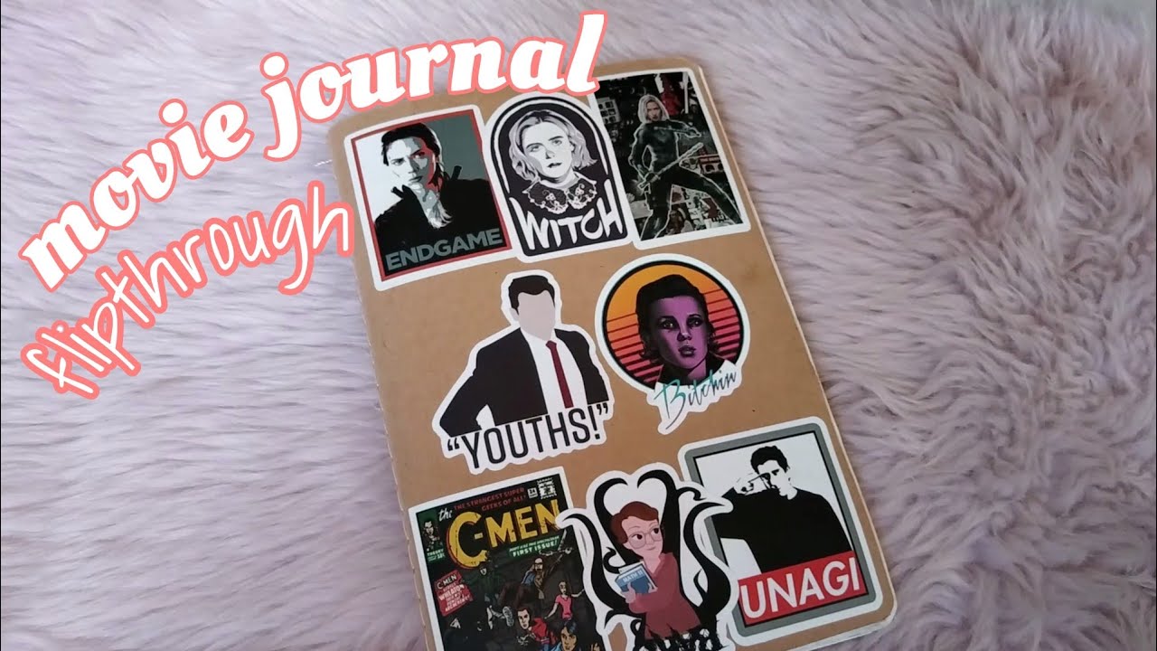 movie journal flip through