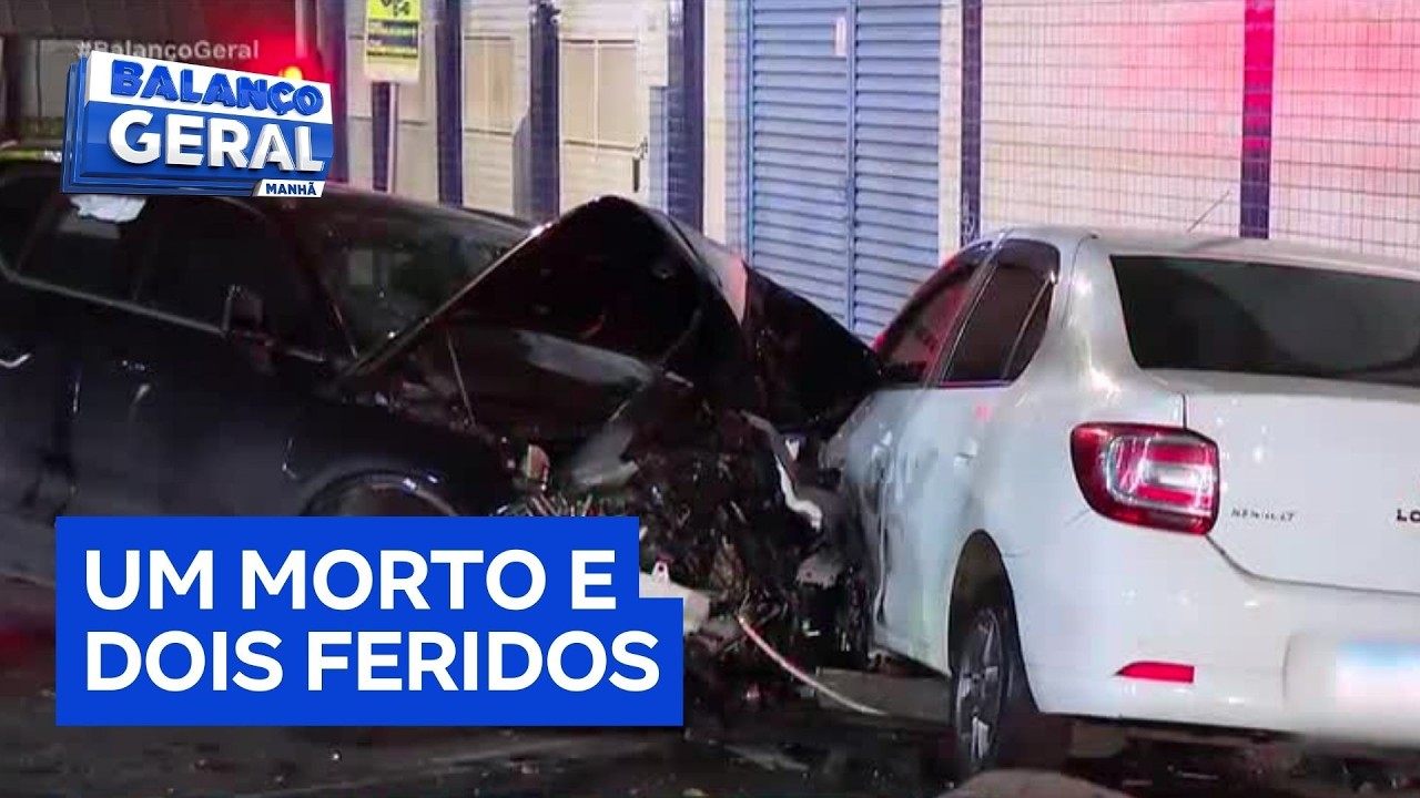 Idoso morre após bater carro em árvore em Santo André (SP)