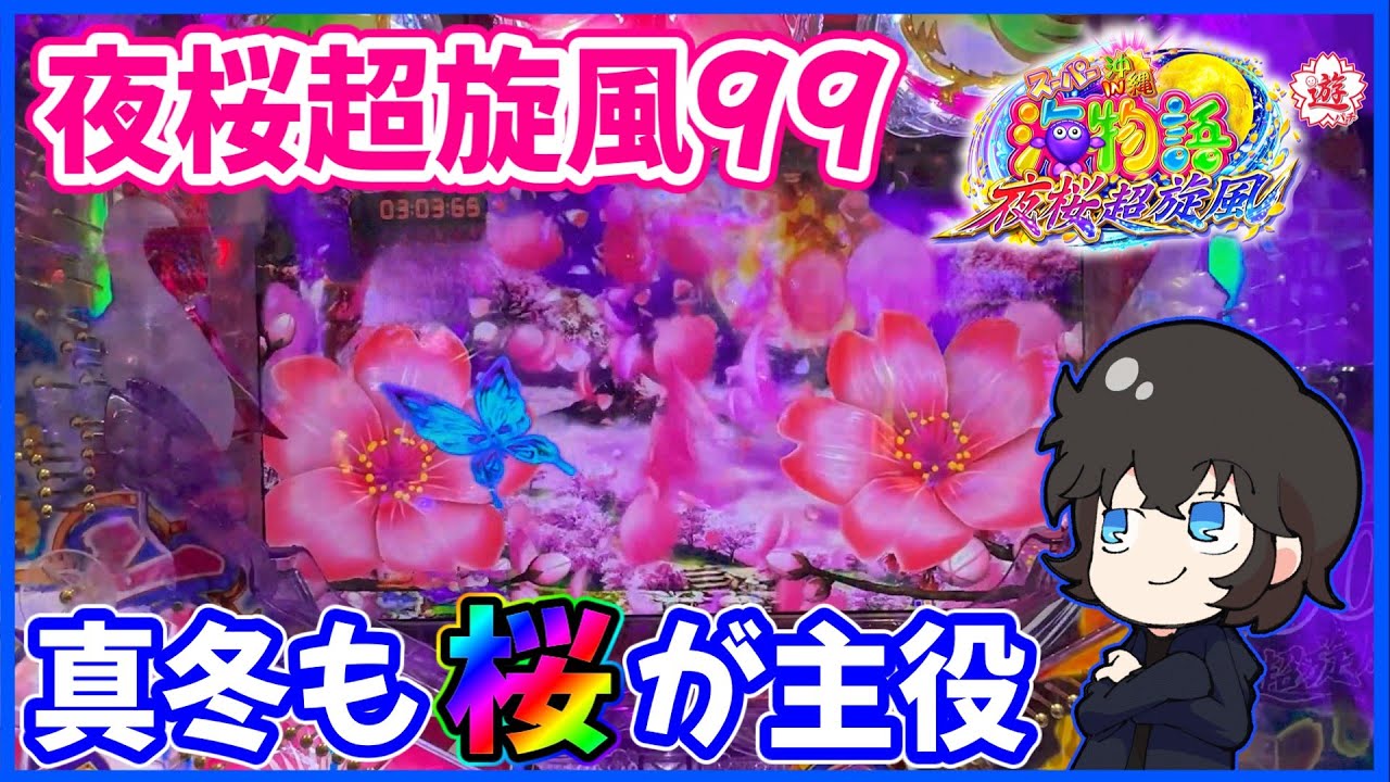 【夜桜超旋風99】久々の桜ビスカスゾーンが面白い！【PAスーパー海物語 IN 沖縄5 夜桜超旋風 99ver.】