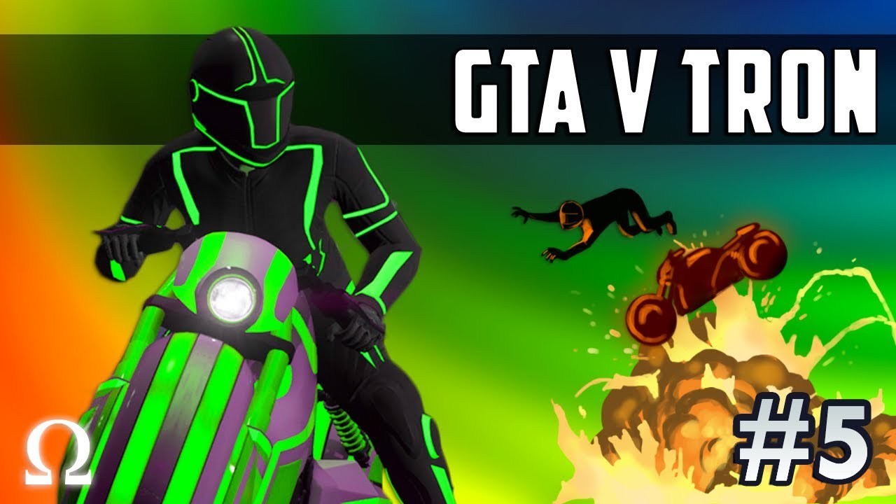 JUMPING BACK ON THE BIKES AGAIN! | GTA V TRON #5 Ft. Delirious, Satt, Chilled