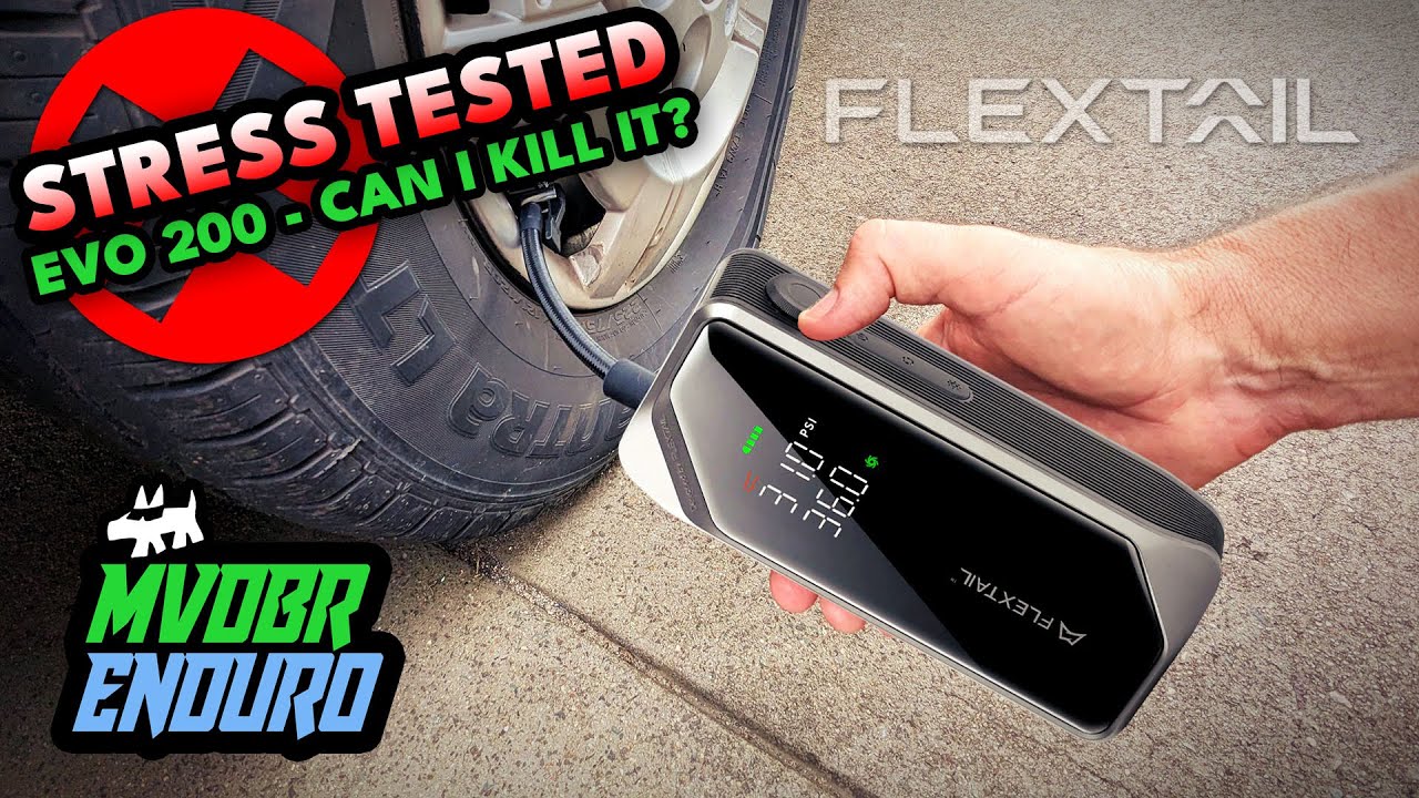 Насколько прочен новый насос для шин Flextail Evo Tyre Pump 200?