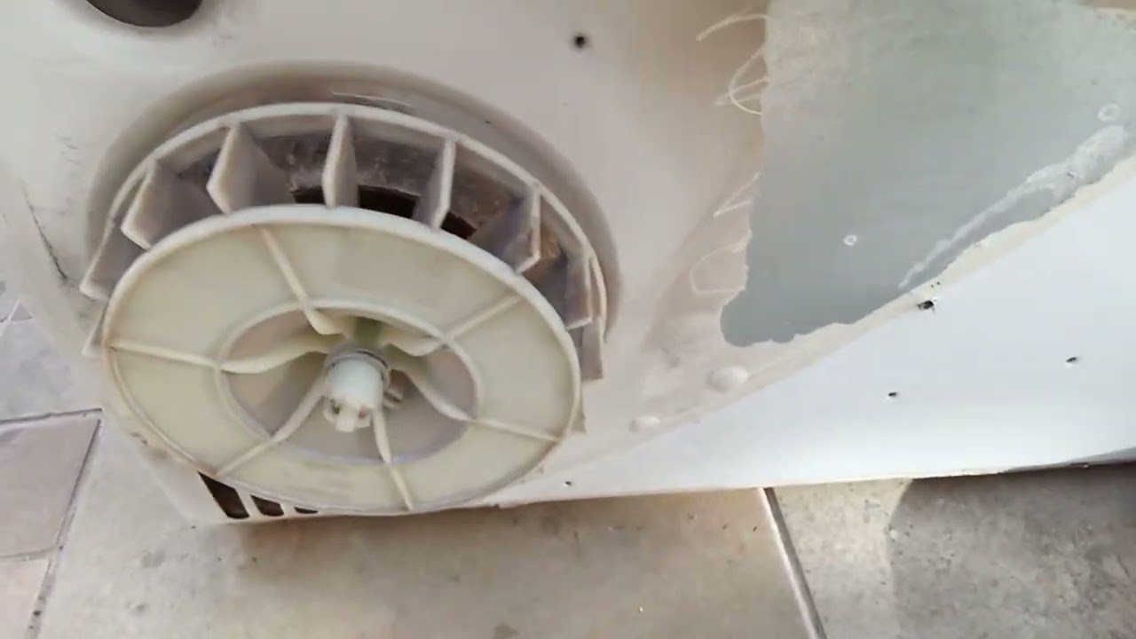 Hoover link condenser dryer stripdown to access motor capacitor