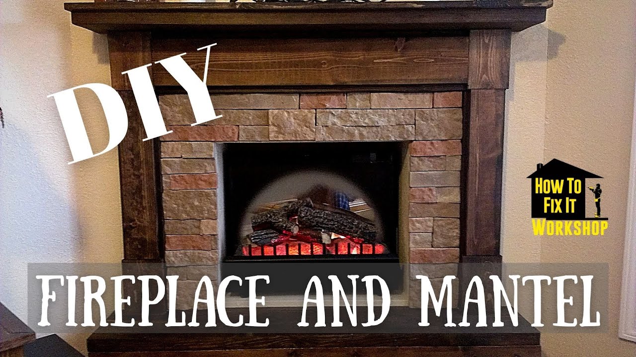 Building a Fireplace Mantel from Scrap Wood