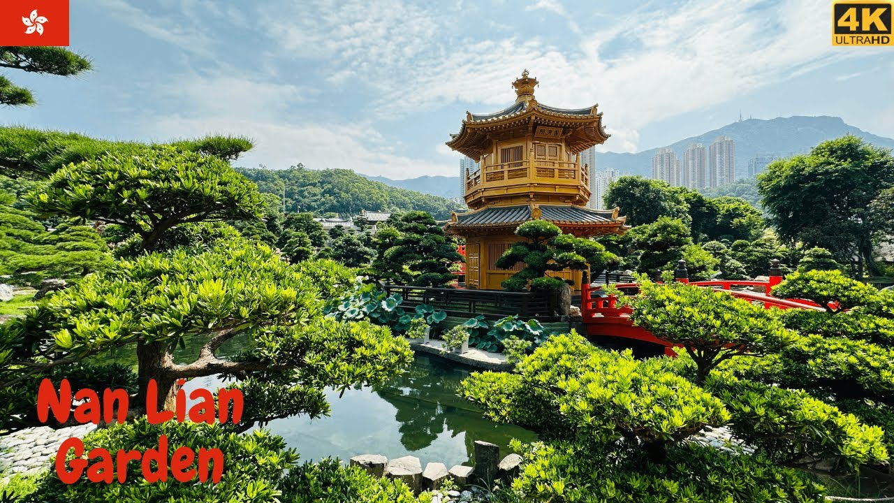 [4K] Explore Hong Kong | Nan Lian Garden | Diamond Hill | Beautiful garden in the middle of the city