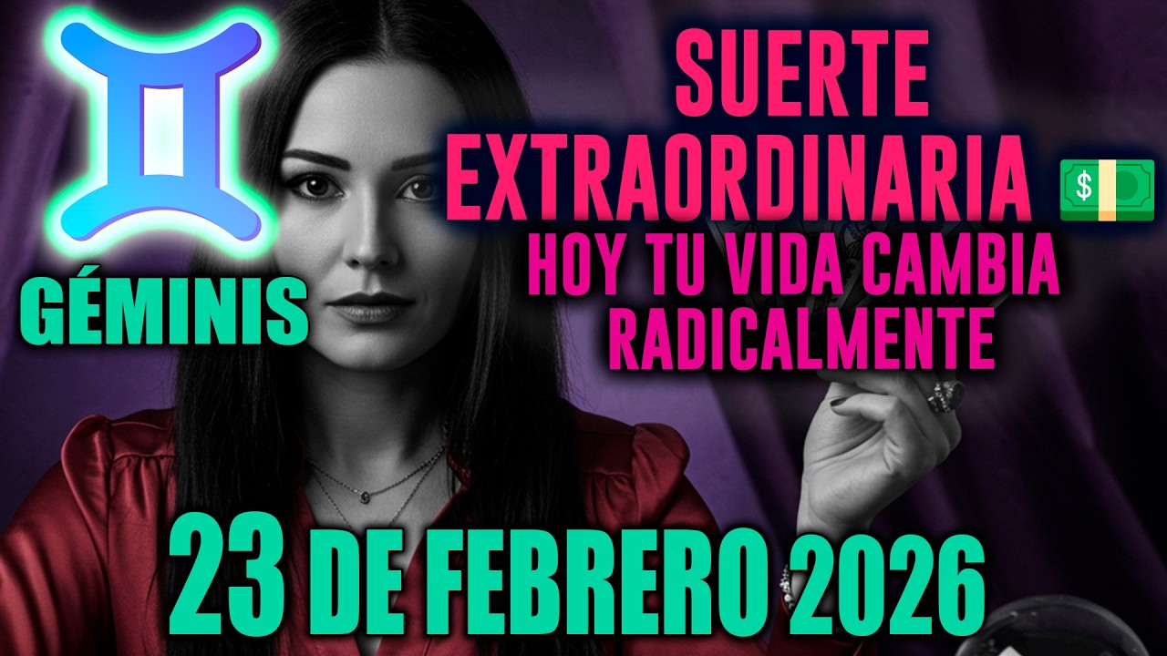 Géminis♊ 🤑 SUERTE EXTRAORDINARIA 💵 HOY TU VIDA CAMBIA RADICALMENTE horóscopo de hoy