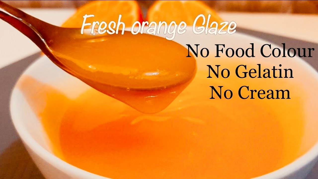 Orange Glaze For Cake |Fresh Orange Glaze Recipe |Orange Sauce Recipe |Only 3 Ingredients |The Taste