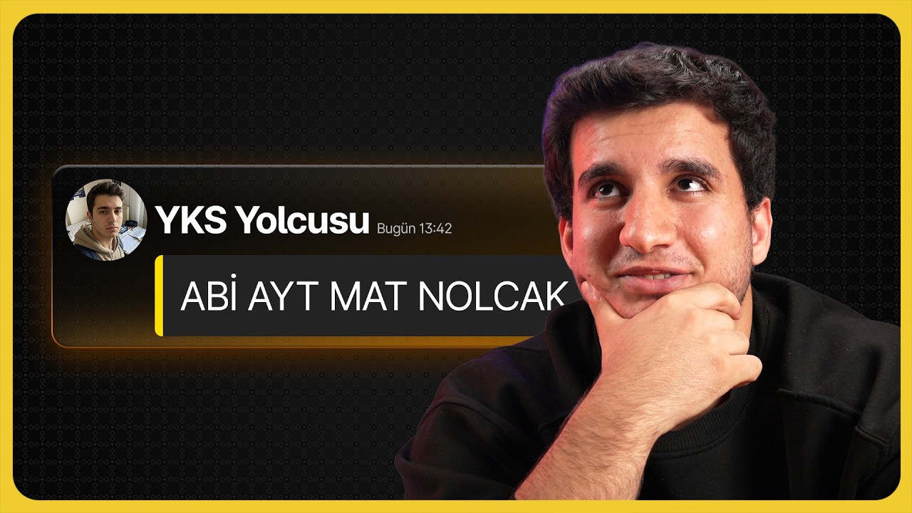 KALAN ZAMANDA AYT MAT NASIL HALLEDİLİR ANLATIYORUM