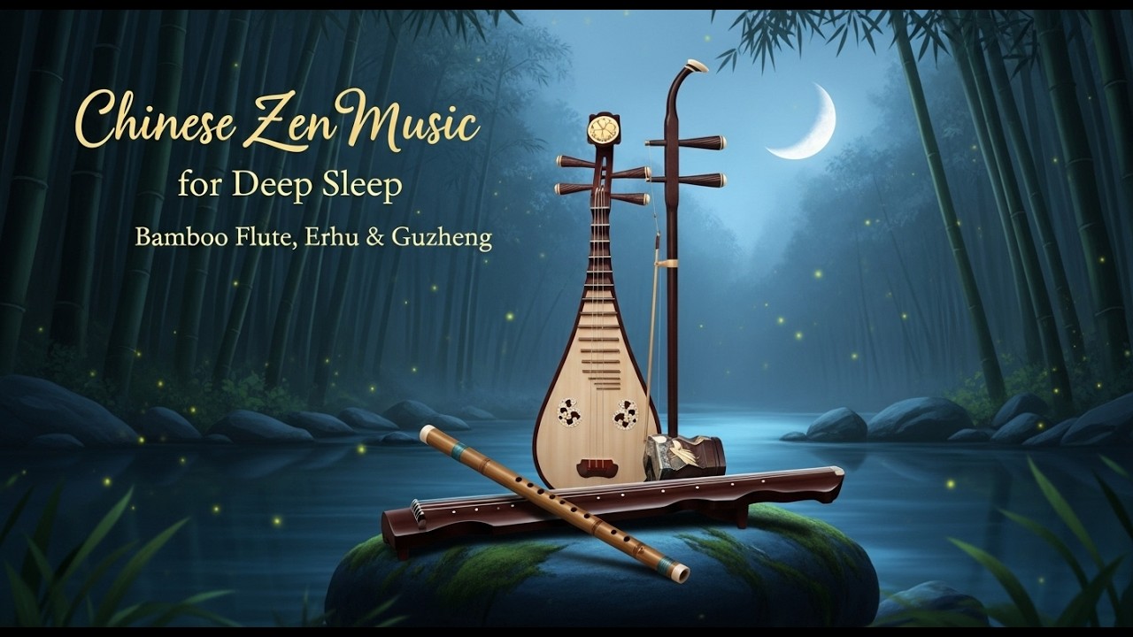 Peaceful Night Atmosphere with Soft Traditional Melodies | Relaxing Chinese Music