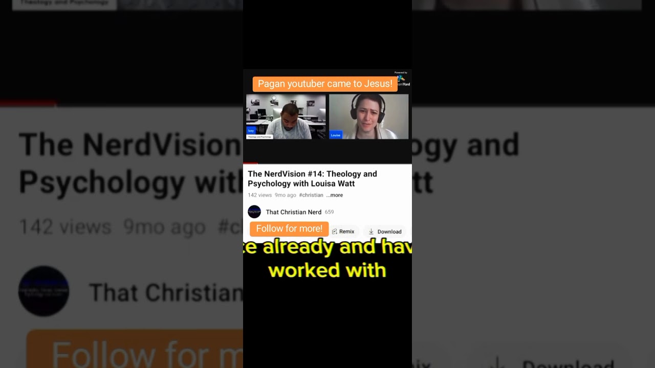 Pagan YouTuber came to Jesus! Theology Talk 65