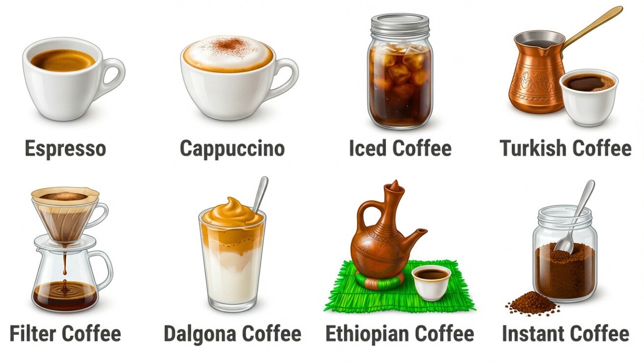 ALL Coffees Explained in 15 Minutes