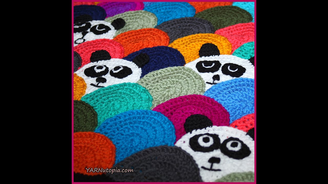 Crochet Tutorial: Roly Poly Panda Quilt