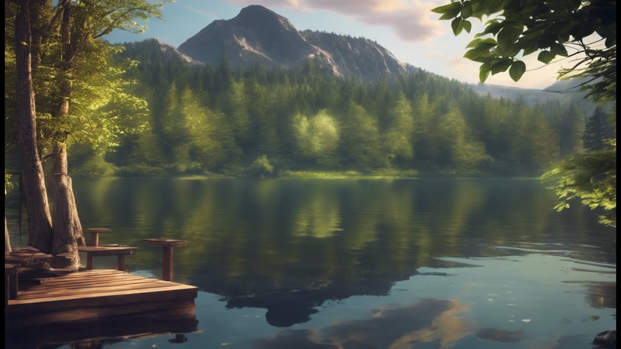 Relaxing Lake Soundscape: 1 Hour of Calming Nature Ambience for Sleep & Meditation (1 Hour)