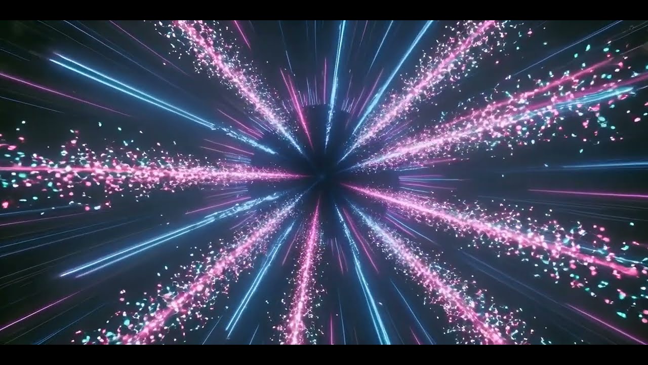 Ethereal Radial Energy Burst &ndash; Cinematic Abstract Motion Graphics