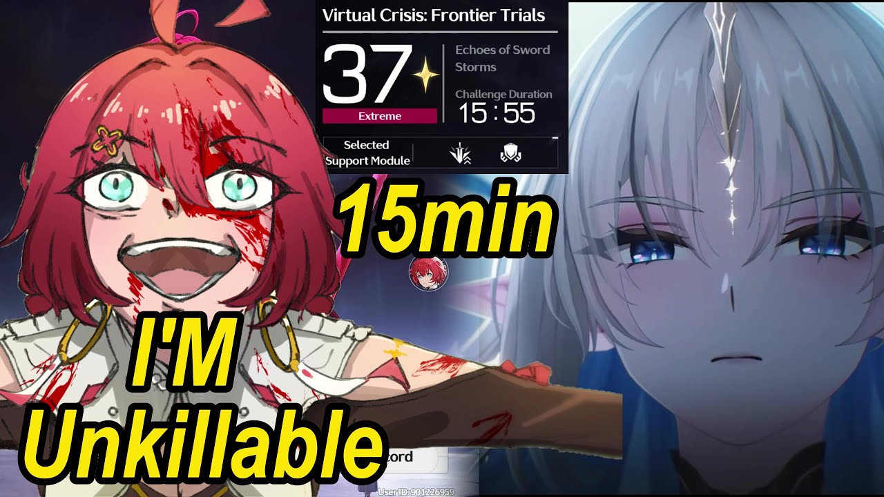 Danjin solo Fleurdelys Virtual Crisis 37 Max Stress Level (verson2.4) | Wuthering Waves