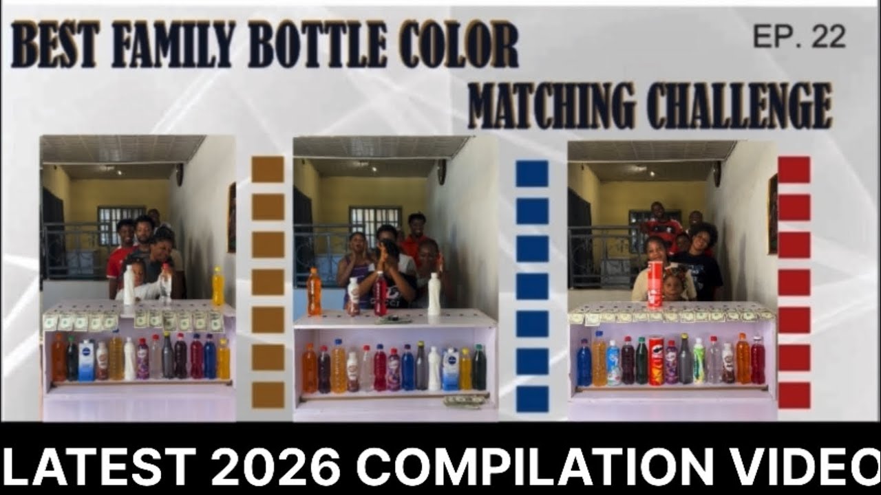 🆕HOW TO MATCH THIS  WONDERFUL & ENTERTAINING FAMILY BOTTLE COLOR MATCHING CHALLENGE 
