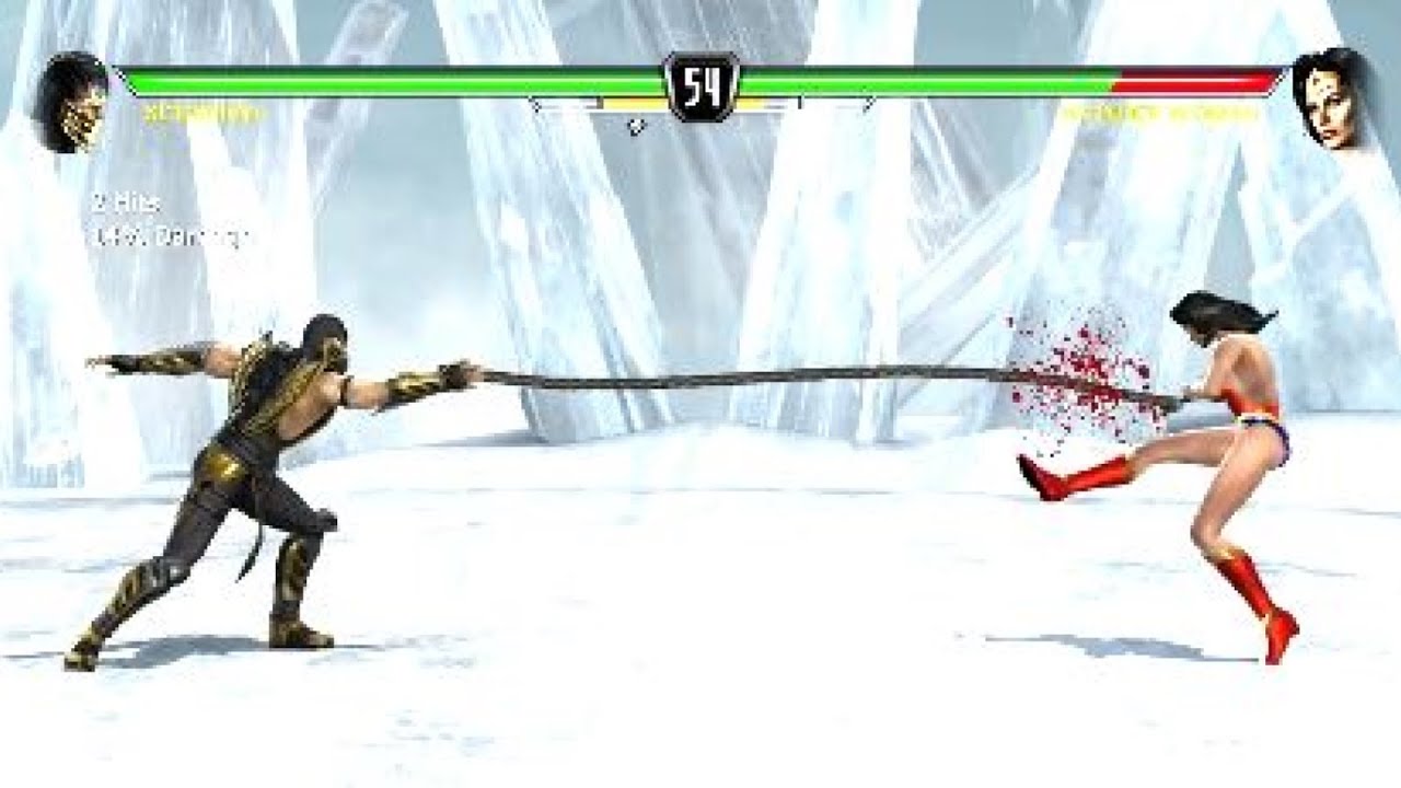 Mortal Kombat vs DC Universe - Arcade Mode as SCORPION (100% COMPLETION)