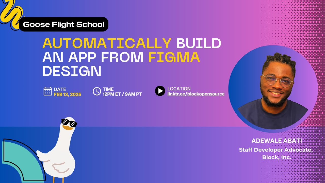 Goose Flight School: Use AI to Build an App from Figma Design